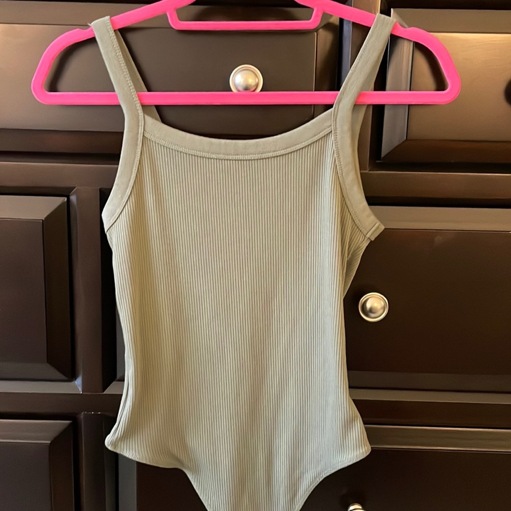 Olive Green AE Bodysuit